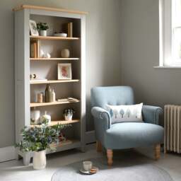Large Bookcase - Chester Dove Grey - The Cotswold Company - thumbnail 2