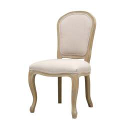 Camille Limewash Oak Dining Chair - The Cotswold Company - thumbnail 7