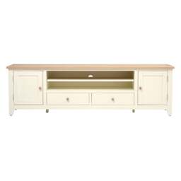 XXL TV Stand up to 90 - Chester Classic Cream - The Cotswold Company - thumbnail 5