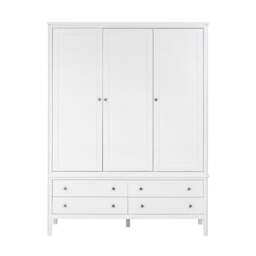 Berkeley White Oak Triple Wardrobe - The Cotswold Company - thumbnail 1