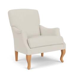 Armchair - Natural - Broadway Stripe - Elsie - The Cotswold Company - thumbnail 1