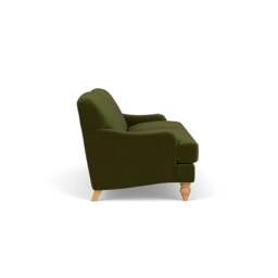 4 Seater Sofa - Forest Green - Matt Velvet - Ashbee - The Cotswold Company - thumbnail 3