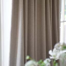 Curtain Pair - 167x182cm - Heathfield Herringbone Weave Natural - The Cotswold Company - thumbnail 4