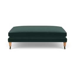 Foot Stool - Lake - Matt Velvet - Taylor - The Cotswold Company - thumbnail 2