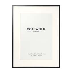 Photo Frame A4 - Fine Black Metal - The Cotswold Company - thumbnail 3