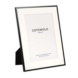 Photo Frame A4 - Fine Black Metal - The Cotswold Company - thumbnail 2