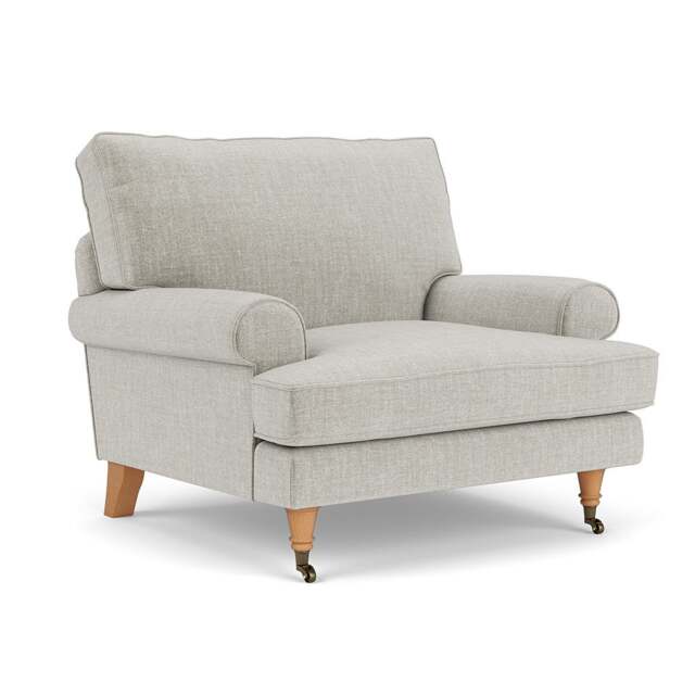 Armchair - Grey Mist - Eco Chenille - Stewart - The Cotswold Company - image 1