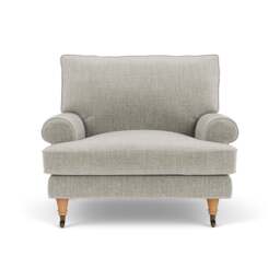 Armchair - Grey Mist - Eco Chenille - Stewart - The Cotswold Company - thumbnail 2
