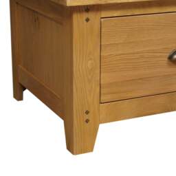 Oakland Rustic Oak Double Wardrobe - The Cotswold Company - thumbnail 7