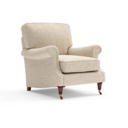 Armchair - Natural - Aquaclean Oxford - Taylor High Back - The Cotswold Company - thumbnail 5