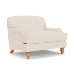 Love Seat - Cream - House Weave - Ashbee - The Cotswold Company