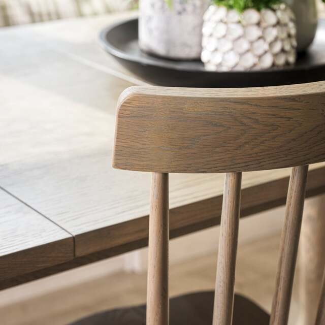 Spindleback Dining Chair - Elkstone Smoked Oak - The Cotswold Company - image 1