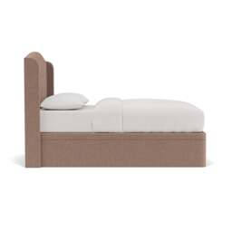 Double Ottoman Storage Bed - Dusky Rose - Eco Chenille - Gilmore - The Cotswold Company - thumbnail 3