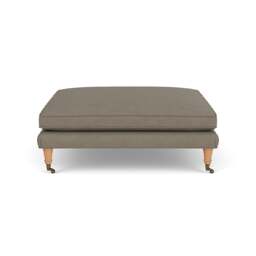 Foot Stool - Mid Grey - House Linen Mix - Taylor Small - The Cotswold Company - thumbnail 3