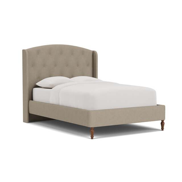 Double Classic Bedstead - Dove Grey - House Linen Mix - Gilmore - The Cotswold Company - image 1