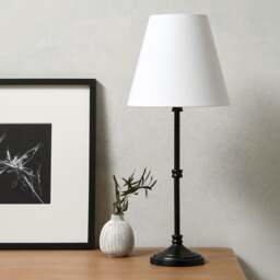 Clover Black Table Lamp - Home Accessories - The Cotswold Company