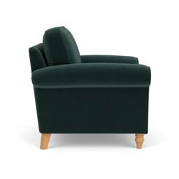 Armchair - Lake - Matt Velvet - Hurley - The Cotswold Company - thumbnail 3