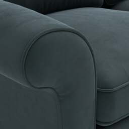 Armchair - Lake - Matt Velvet - Hurley - The Cotswold Company - thumbnail 5