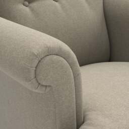 Armchair - Mid Grey - House Linen Mix - Harriet - The Cotswold Company - thumbnail 4