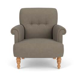 Armchair - Mid Grey - House Linen Mix - Harriet - The Cotswold Company - thumbnail 2