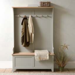 Hallway Tidy - Chester Dove Grey - The Cotswold Company