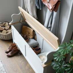Hallway Tidy - Chester Dove Grey - The Cotswold Company - thumbnail 3