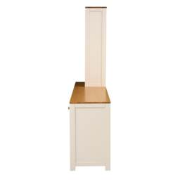 Chalford Warm White Desk with Bookcase and Filing Cabinet - The Cotswold Company - thumbnail 4