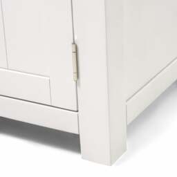 Chalford Warm White Desk with Bookcase and Filing Cabinet - The Cotswold Company - thumbnail 6