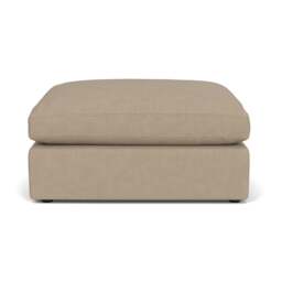 Foot Stool - Natural - House Linen Mix - Clarke Large - The Cotswold Company - thumbnail 2