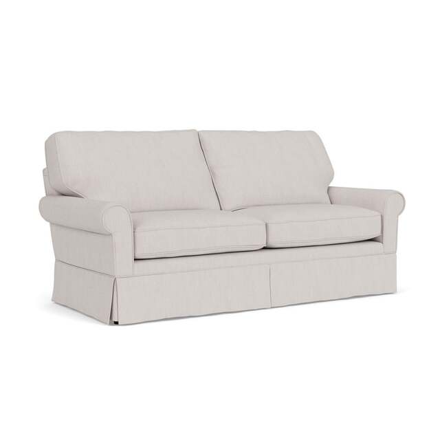 3 Seater Sofa - Soft White - Luxury Italian Linen - Dawson - The Cotswold Company - image 1
