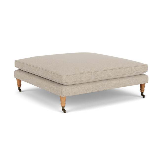 Foot Stool - Natural - Rustic weave - Taylor Small - The Cotswold Company - image 1