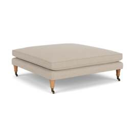 Foot Stool - Natural - Rustic weave - Taylor Small - The Cotswold Company