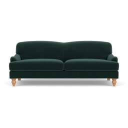 4 Seater Sofa - Lake - Matt Velvet - Ashbee - The Cotswold Company - thumbnail 2
