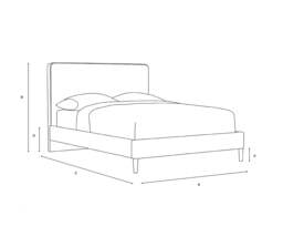 King Size Classic Bedstead - Moss - Eco Chenille - Ellis - The Cotswold Company - thumbnail 5