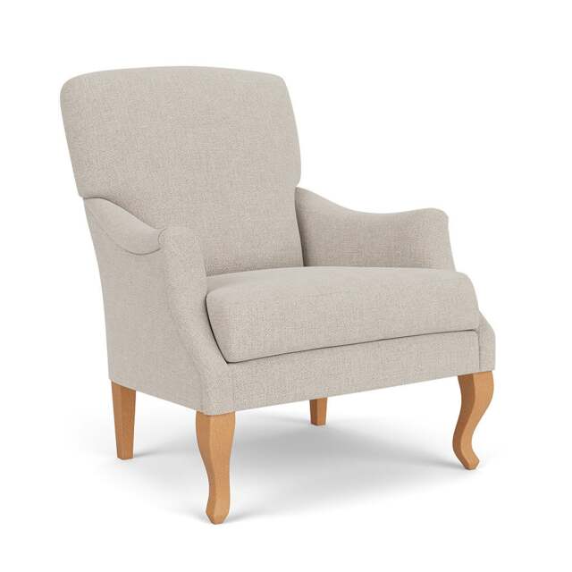 Armchair - Natural - Aquaclean Oxford - Elsie - The Cotswold Company - image 1