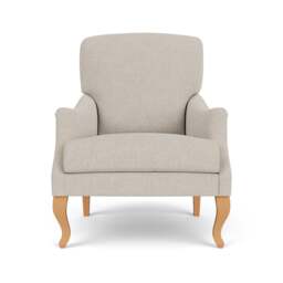 Armchair - Natural - Aquaclean Oxford - Elsie - The Cotswold Company - thumbnail 2