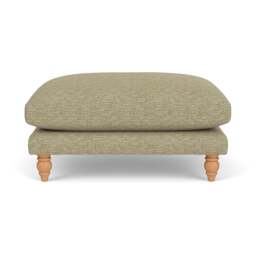Foot Stool - Apple - Herringbone Weave - Emily - The Cotswold Company - thumbnail 2