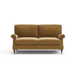 3 Seater Sofa - Mustard - Matt Velvet - Taylor High Back - The Cotswold Company - thumbnail 6