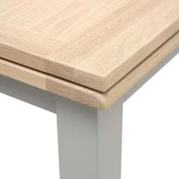 Square Extending Dining Table - Chester Dove Grey - The Cotswold Company - thumbnail 7