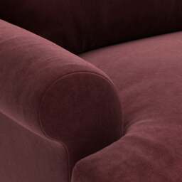 Armchair - Dark Rosehip - Matt Velvet - Talbot - The Cotswold Company - thumbnail 4
