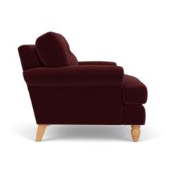 Armchair - Dark Rosehip - Matt Velvet - Talbot - The Cotswold Company - thumbnail 3