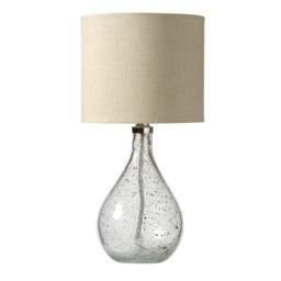 Dorcan Speckled Glass Table Lamp - Home Accessories - The Cotswold Company - thumbnail 3