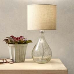 Dorcan Speckled Glass Table Lamp - Home Accessories - The Cotswold Company - thumbnail 2