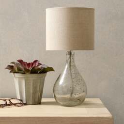 Dorcan Speckled Glass Table Lamp - Home Accessories - The Cotswold Company