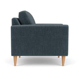 Armchair - Teal - Eco Chenille - Saxon - The Cotswold Company - thumbnail 3