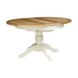 4-6 Seater Round Extending Table - Sussex Cotswold Cream - The Cotswold Company - thumbnail 4