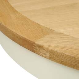 4-6 Seater Round Extending Table - Sussex Cotswold Cream - The Cotswold Company - thumbnail 5