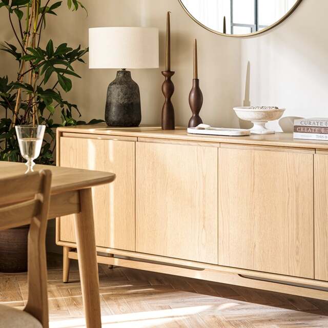 Winson Light Oak Large Sideboard - The Cotswold Company - image 1