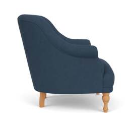 Armchair - Indigo - House Linen Mix - Everett - The Cotswold Company - thumbnail 3