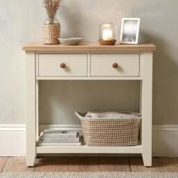 Small Console Table - Chester Classic Cream - The Cotswold Company - thumbnail 1